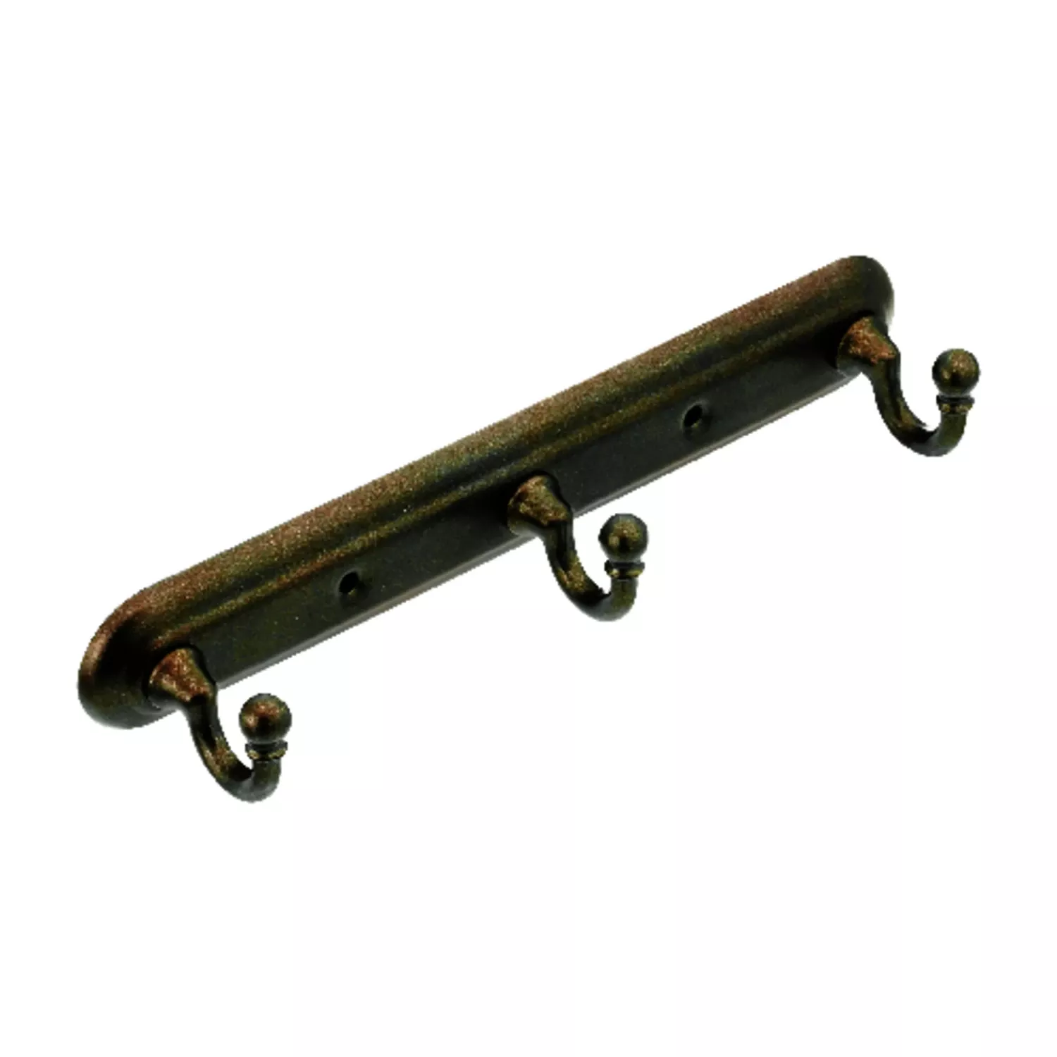 Yorkshire Old World Bronze 3-hook Rack Zinc 12.75 In. Height