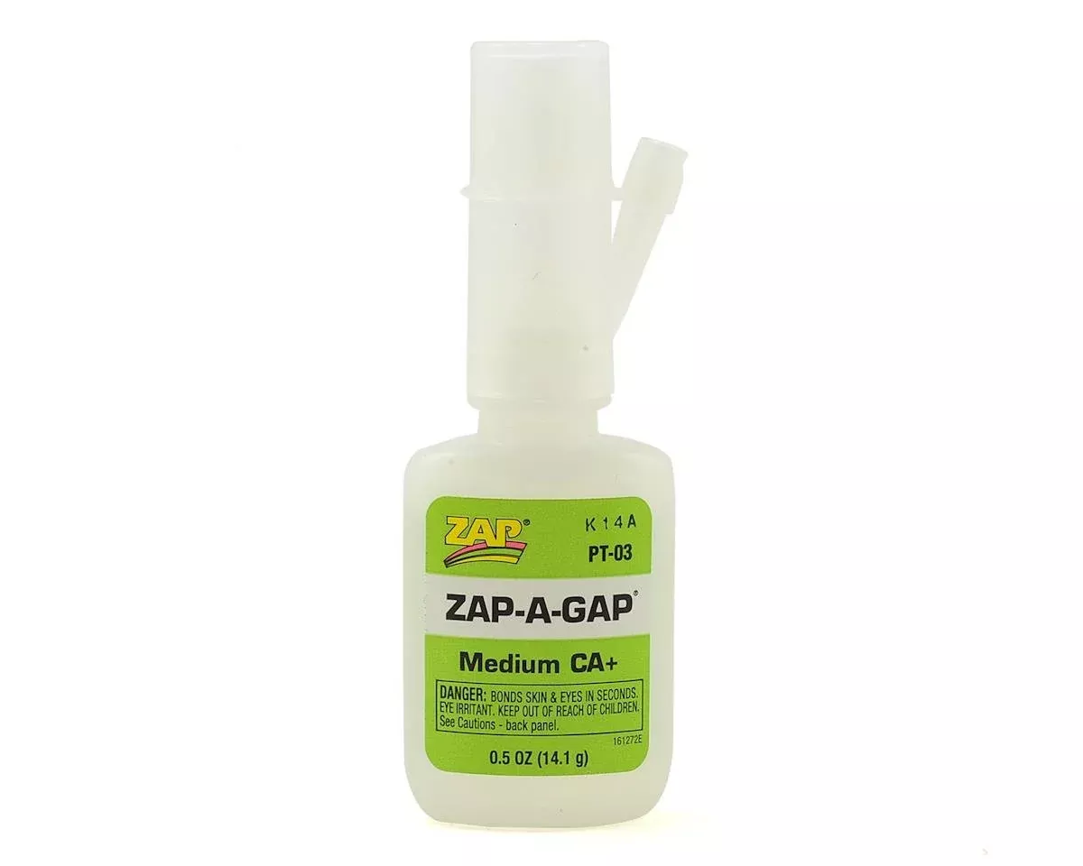 Zap-A-Gap Medium CA+ Glue 0.5oz (PAAPT03)