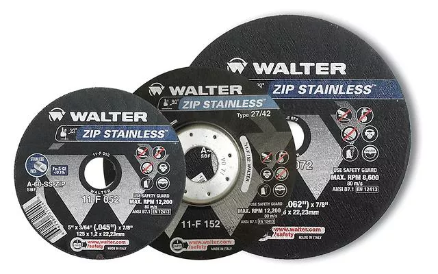 ZIP STAINLESS Cut-Off Abrasive Wheels – Pack of 25