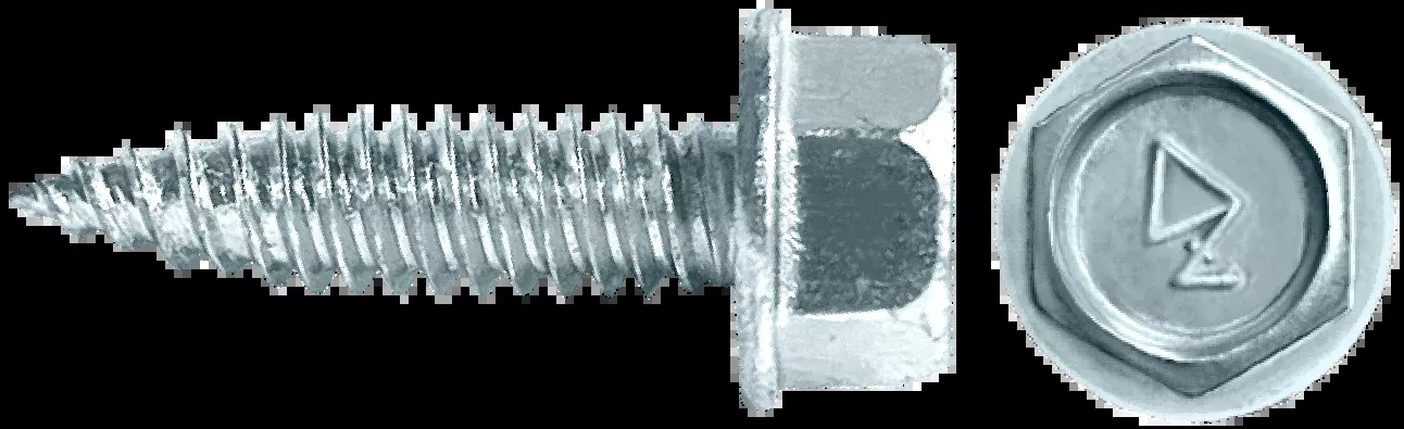 ZIP ULTRA SHARP POINT SCREWS – UNSLOTTED HEX WASHER HEAD (ZINC)